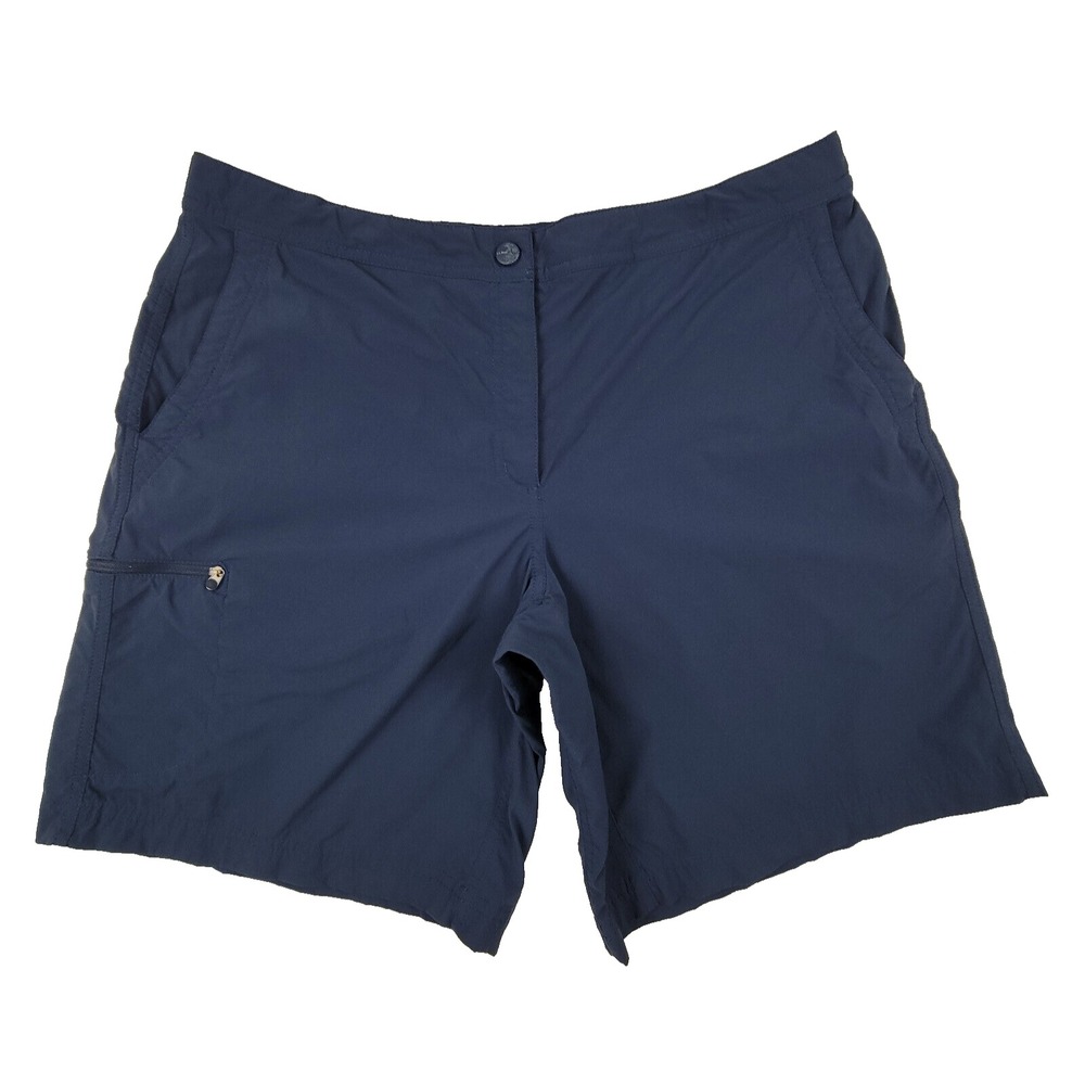 L.L.Bean Water Repellent Comfort‎ Trail Cargo Shorts Womens 36" Waist 9" Inseam
